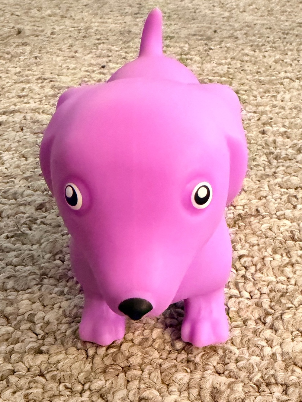 NWT Squeeezy Weiner Dog Purple